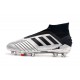 Chaussures de Football adidas Predator 19+ FG Argent Noir