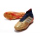 Nouveau Chaussures De Football Adidas Predator 19.1 FG Or