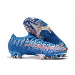 Chaussures Nike Mercurial Vapor 13 Elite FG Bleu Rouge