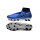 Nouvelles Chaussures de Football Nike Phantom VSN Elite DF FG Bleu Racer Noir Argent Volt