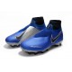 Nouvelles Chaussures de Football Nike Phantom VSN Elite DF FG Bleu Racer Noir Argent Volt