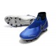 Nouvelles Chaussures de Football Nike Phantom VSN Elite DF FG Bleu Racer Noir Argent Volt