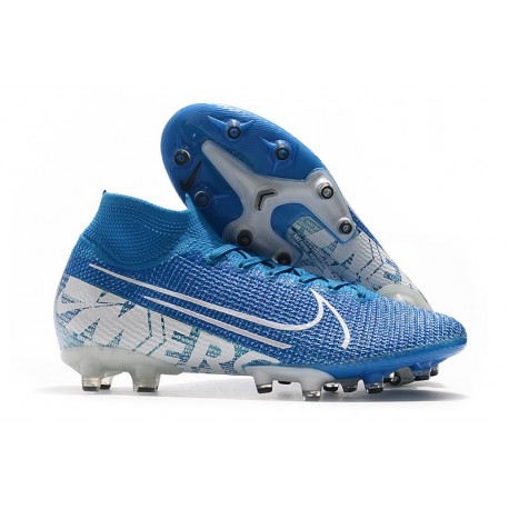 Nike Mercurial Superfly VII Elite AG-PRO New Lights Bleu Blanc