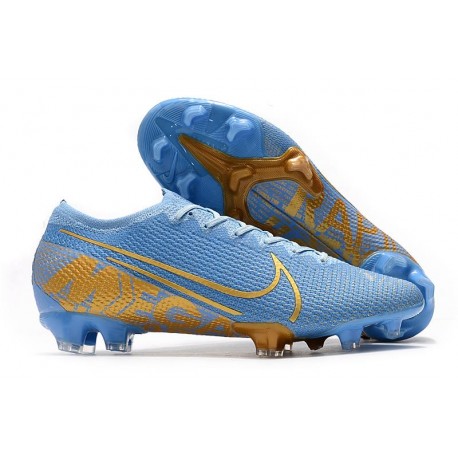 Nike Mercurial Vapor 13 Elite FG ACC Bleu Or