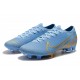 Nike Mercurial Vapor 13 Elite FG ACC Bleu Or