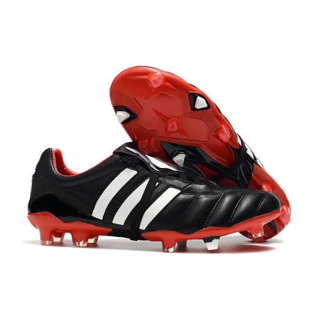 Chaussure Nouveaux adidas Predator Mania FG Noir Rouge Blanc