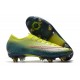 Nike Mercurial Vapor XIII Elite SG-Pro AC Citron Noir Vert