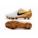 Nike Nouvel Crampon Phantom VNM Elite FG -Blanc Or Noir