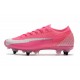 Nike Mercurial Vapor 13 Elite SG-Pro AC x Mbappe Rose Blanc Noir