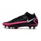 Chaussure Nike Phantom GT Elite Dynamic Fit DF FG Noir Argent Rose