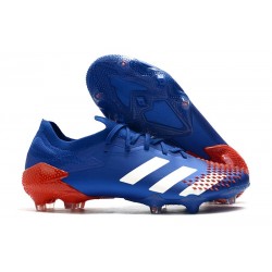 Nouvelle adidas Predator Mutator 20.1 Low FG Bleu Rouge Blanc