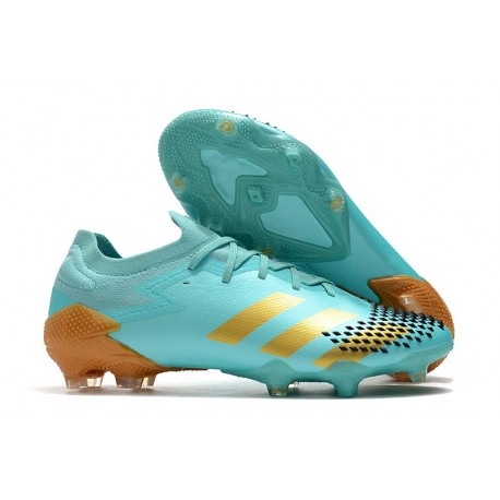 Nouvelle adidas Predator Mutator 20.1 Low FG Bleu Or