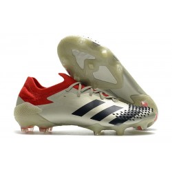 Nouvelle adidas Predator Mutator 20.1 Low FG Beige Noir Rouge