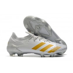 Nouvelle adidas Predator Mutator 20.1 Low FG Blanc Or