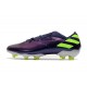 Chaussures de Foot adidas Nemeziz 19.1 FG Violet Vert