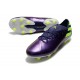 Chaussures de Foot adidas Nemeziz 19.1 FG Violet Vert