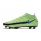 Nike Phantom GT Elite DF DF FG Crampons Vert Noir