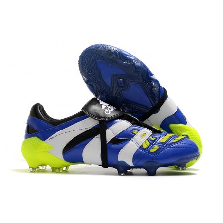 Adidas Predator Accelerator FG Bleu Blanc Jaune