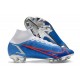 Nike Mercurial Superfly VIII Elite FG Bleu Blanc Rouge