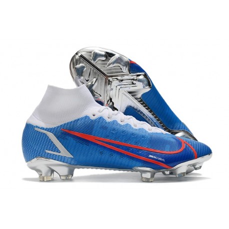 Nike Mercurial Superfly VIII Elite FG Bleu Blanc Rouge