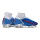 Nike Mercurial Superfly VIII Elite FG Bleu Blanc Rouge