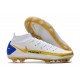 Nike Phantom GT Elite DF FG Blanc Or Bleu