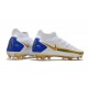 Nike Phantom GT Elite DF FG Blanc Or Bleu