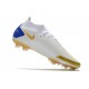 Nike Phantom GT Elite DF FG Blanc Or Bleu