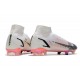 Nike Mercurial Superfly VIII Elite FG Blanc Noir Carmin Rose