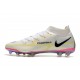 Nike Phantom GT2 Elite DF FG Blanc Noir Carmin Rose