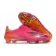 Crampons de Foot adidas X Ghosted + FG Rose Choc Noir Orange