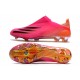 Crampons de Foot adidas X Ghosted + FG Rose Choc Noir Orange