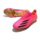 Crampons de Foot adidas X Ghosted + FG Rose Choc Noir Orange