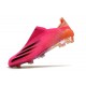 Crampons de Foot adidas X Ghosted + FG Rose Choc Noir Orange