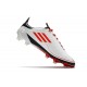 Adidas F50 Ghosted Adizero HT FG Blanc Rouge Noir