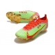 Nike Mercurial Vapor 14 Elite FG Vert Rouge Or