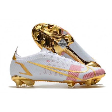 Nike Mercurial Vapor 14 Elite FG Blanc Rose Or