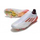 adidas X Speedflow + FG Blanc Acier Métallique Rouge Solaire