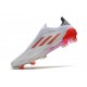 adidas X Speedflow + FG Blanc Acier Métallique Rouge Solaire