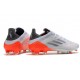 adidas X Speedflow.1 FG Blanc Acier Métallique Rouge Solaire