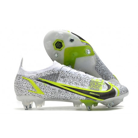 Nike Mercurial Vapor 14 Elite SG Pro Silver Safari -Blanc Noir Argenté