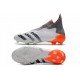 adidas Predator Freak + FG/AG Blanc Acier Métallique Rouge Solaire