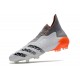 adidas Predator Freak + FG/AG Blanc Acier Métallique Rouge Solaire