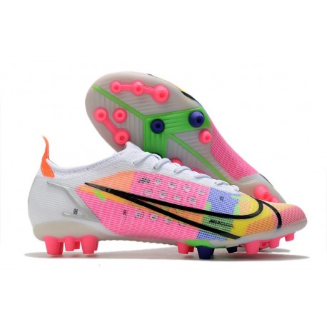 Nike Mercurial Vapor 14 Elite AG-PRO Blanc Multicolore