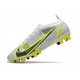 Nike Mercurial Vapor 14 Elite AG-PRO Blanc Noir Métallique Argent Volt