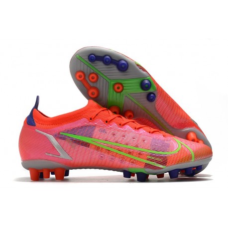 Nike Mercurial Vapor 14 Elite AG-PRO Rubis Argent Metallique