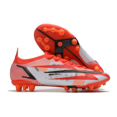 Nike Mercurial Vapor 14 Elite AG-PRO Rouge Piment Noir Fantôme Orange