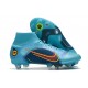 Nike Mercurial Superfly 8 Elite SG-Pro Ac Bleu Chlorine Orange Laser