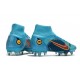 Nike Mercurial Superfly 8 Elite SG-Pro Ac Bleu Chlorine Orange Laser