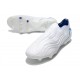 Crampons adidas Copa Sense+ FG Blanc Bleu Hi Res Indigo